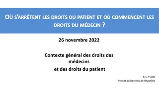 Rights of Patients and Doctors: Overview of Legislation and Context