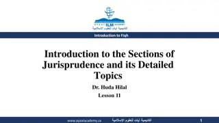 Exploring Jurisprudence Topics in Fiqh: An Overview