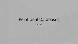 Understanding Relational Databases and Database Management Systems