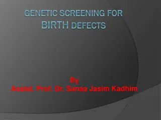 Understanding Prenatal Genetic Testing for Birth Defects