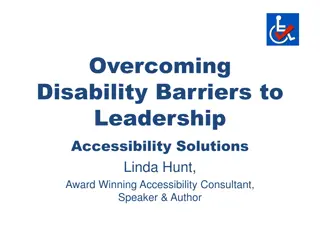 Leadership Accessibility Solutions: Overcoming Disability Barriers