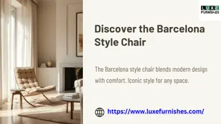 Barcelona Style Chair