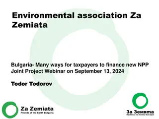 Financing New Nuclear Power Plant in Bulgaria