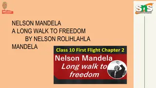 Nelson Mandela's Struggle Against Apartheid in Long Walk to Freedom
