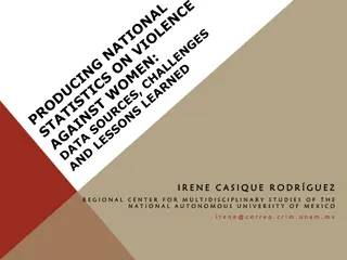 Statistical Data: Key to Addressing Violence Against Women in Latin America & Caribbean