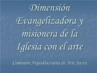 Transmitting Christian Faith Through Art: Evangelization and Mission