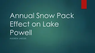 Annual Snow Pack Effect on Lake Powell by Andrew Jaeger