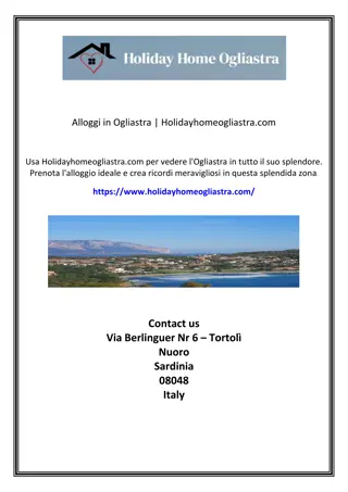 Alloggi in Ogliastra Holidayhomeogliastra.com