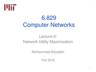 Network Utility Maximization: Solving TCP Optimization Problems