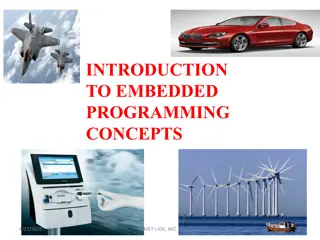 Introduction to Embedded Programming Concepts and Cross Compiler Usage