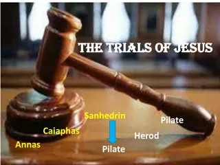 Trials of Jesus: Unjust Accusations, Interrogations, and Sentencing