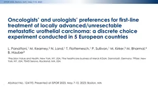 Preferences of Oncologists and Urologists for Urothelial Carcinoma Treatment: ISPOR 2023 Study