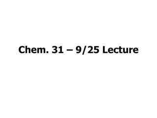 Chemistry Lecture on Statistical Tests & Methods