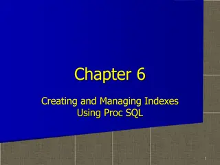 Creating and Managing Indexes in SAS: A Comprehensive Guide