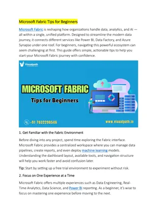 Microsoft Fabric Training - Microsoft Fabric Training in Chennai
