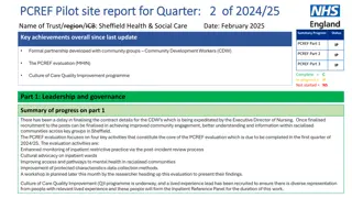 Sheffield Health & Social Care Quarterly Report 2024/25