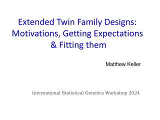 Understanding Extended Twin Family Designs: Motivations and Expectations