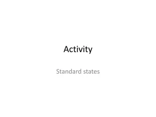 Gases: Fugacity and Activity in Standard States