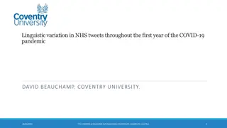 Linguistic Variation in NHS Tweets During the COVID-19 Pandemic
