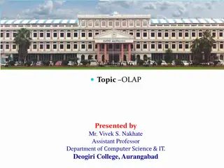 Understanding OLAP Technology: Types, Operations, and Servers