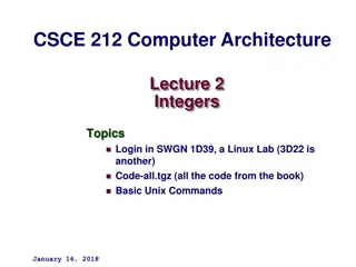Understanding Integers Representation in Computer Architecture