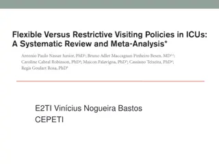 Comparing Flexible and Restrictive Visitation Policies in ICU: A Systematic Review