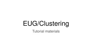 Cluster Algorithms: K-Means Clustering and Selecting K