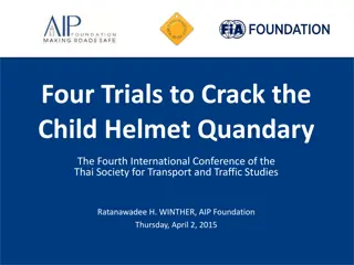 Cracking the Child Helmet Dilemma: Innovative Trials for Safer Transportation in Thailand