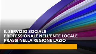 Social Services in the Lazio Region: Professional Practice in Local Authorities