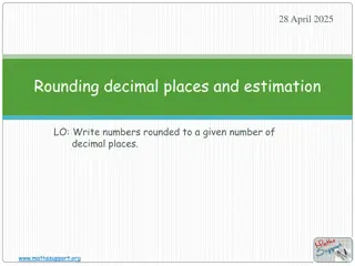 Rounding Decimal Numbers Explained with Examples