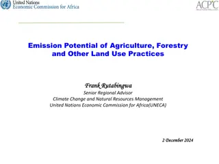Understanding the Emission Potential of Agriculture, Forestry, and Land Use Practices