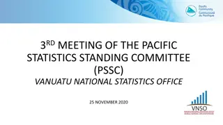 Vanuatu National Statistics Office Report