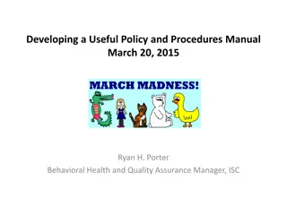Developing a Useful Policy and Procedures Manual for Effective Court Operations