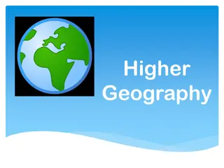 Higher Geography Course Details and Assessments