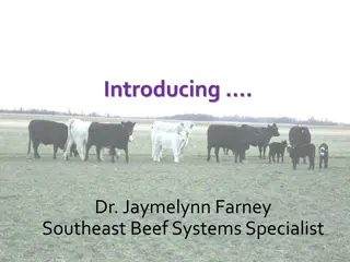 Dr. Jaymelynn Farney - Southeast Beef Systems Specialist