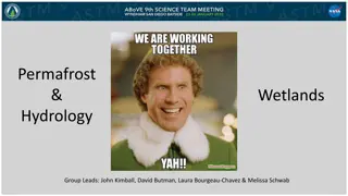 Permafrost & Hydrology Wetlands Group Lead Influencing Climate Research