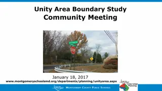 Unity Area Boundary Study Community Meeting