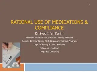 Rational Use of Medications and Prescribing Habits by Dr. Syed Irfan Karim