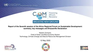 Key Outcomes of Africa Regional Forum on Sustainable Development - ARFSD-7 Summary 2022