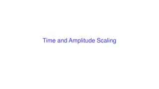 Time and Amplitude Scaling in Signals