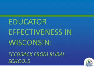 Educator Effectiveness in Wisconsin: Feedback from Rural Schools