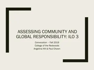 Assessing Community and Global Responsibility at College of the Redwoods