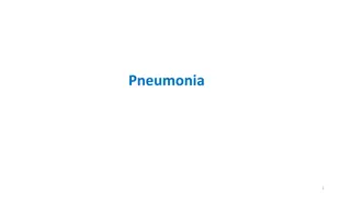 Understanding Pneumonia: Causes, Symptoms, and Defenses