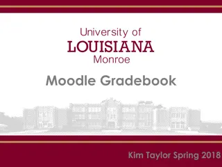 Effective Moodle Gradebook Management for Spring 2018