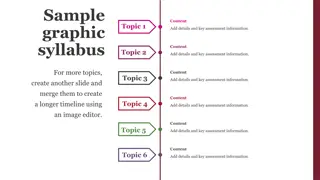 Creating a Comprehensive Syllabus