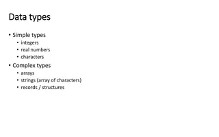 Understanding Data Types, Ranges, and Character Encoding in C Programming