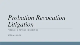 Understanding Probation Revocation and Legal Procedures