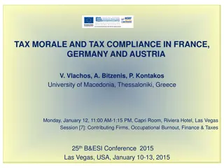 Tax Morale and Compliance in France, Germany, and Austria Study