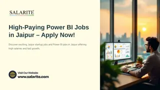 High-Paying Power BI Jobs in Jaipur – Apply Now!