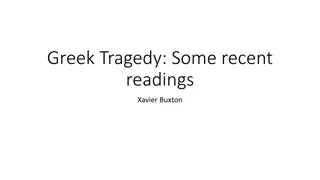 Recent Readings on Greek Tragedy: Exploring Emotionalism and Queer Themes